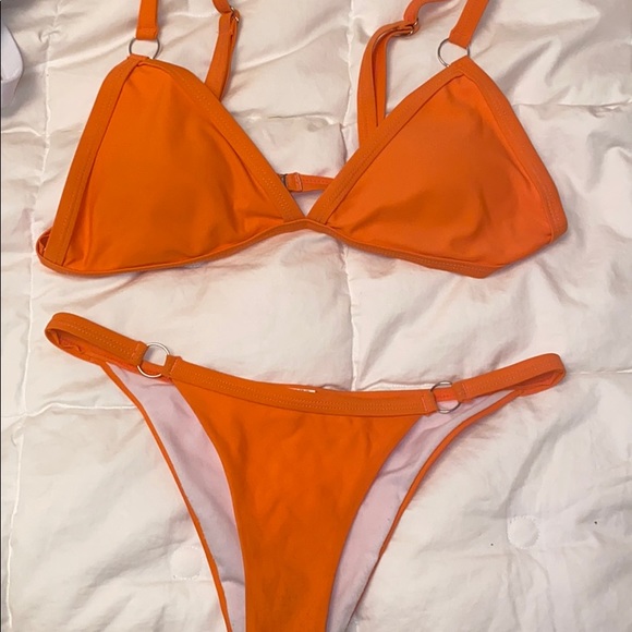 Orange bikini set